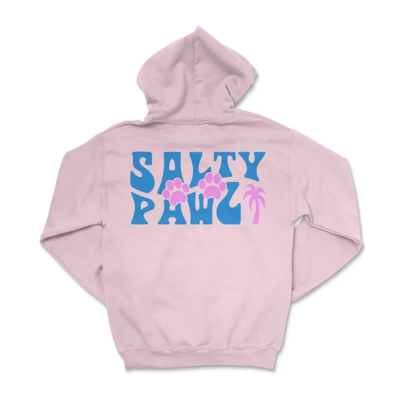 Salty Pawz Pink/ Royal (Adult hoodie) sold by PAWZ