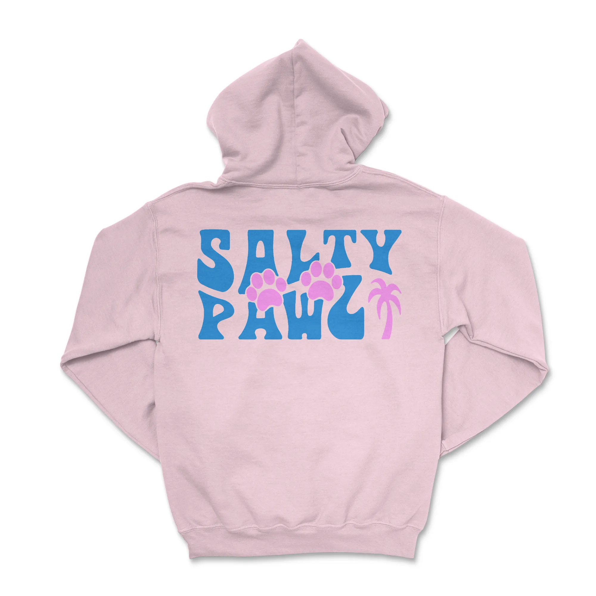 Salty Pawz Pink/ Royal (Adult hoodie) sold by PAWZ