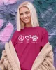 Peace Love Rescue Tee sold by PAWZ