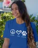 Peace Love Rescue Tee sold by PAWZ