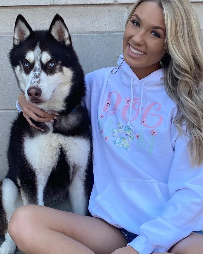 Floral Dog Mom Hoodie sold by PAWZ product image thumbnail 2