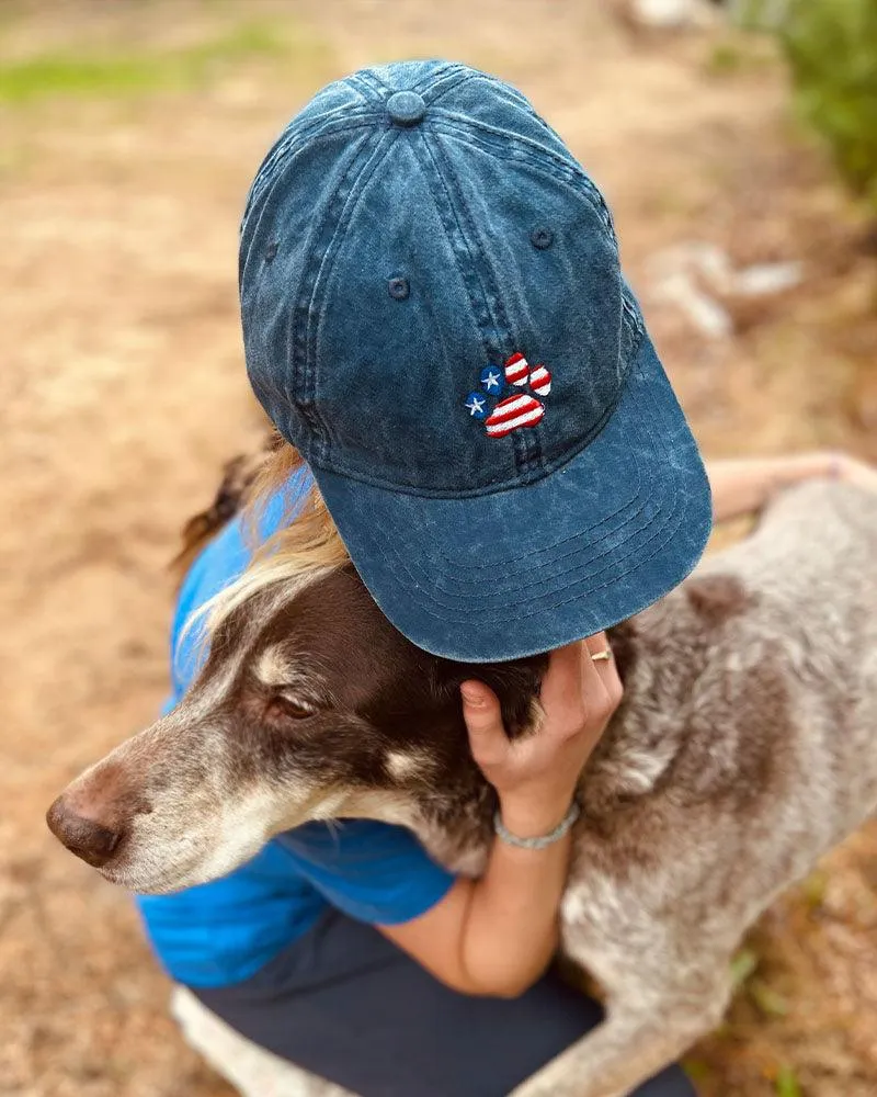 Patriotic Paw Print Hat sold by PAWZ product image thumbnail 3