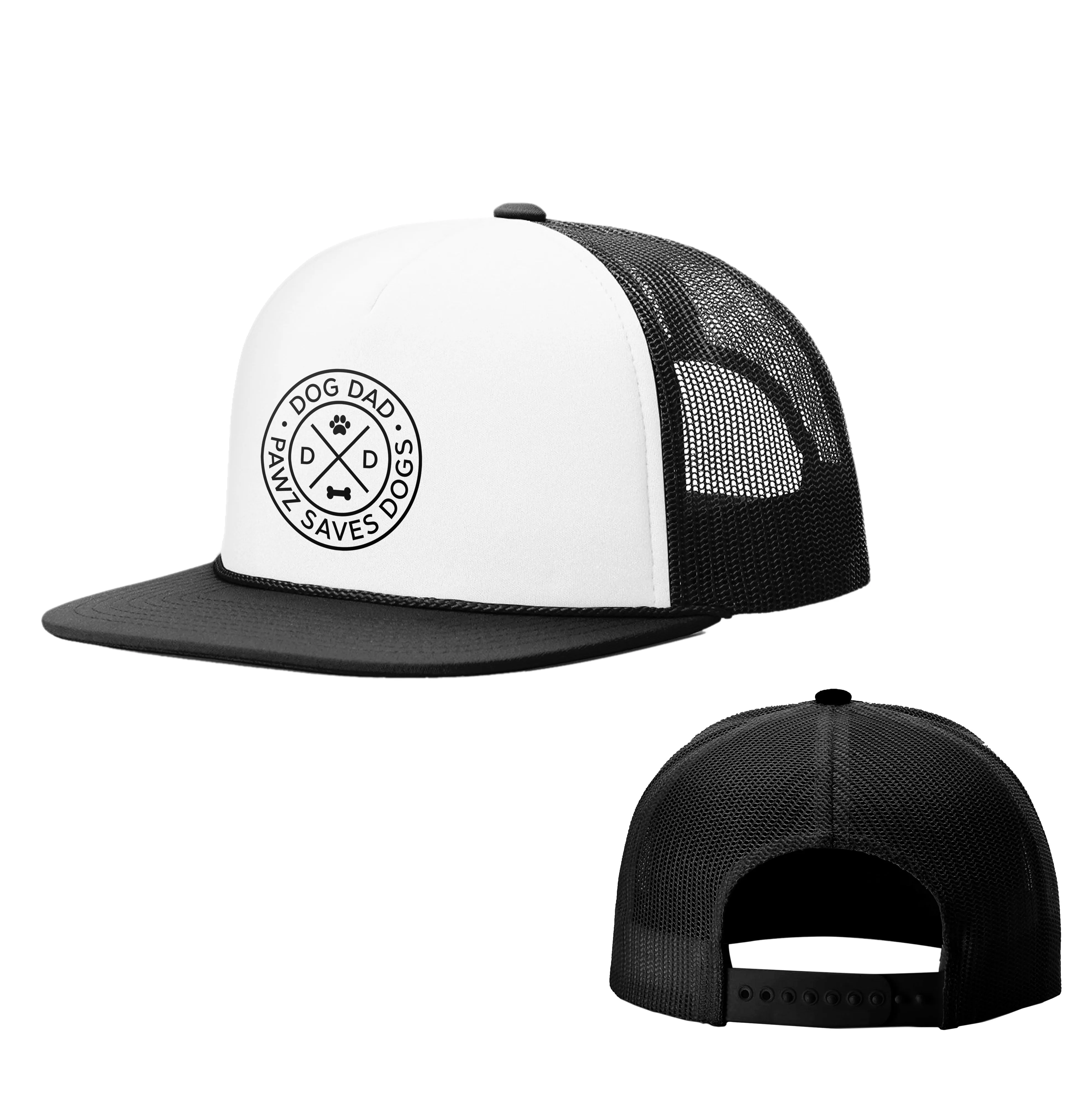 Hipster Dog Dad Foam Trucker Hats sold by PAWZ product image thumbnail 5