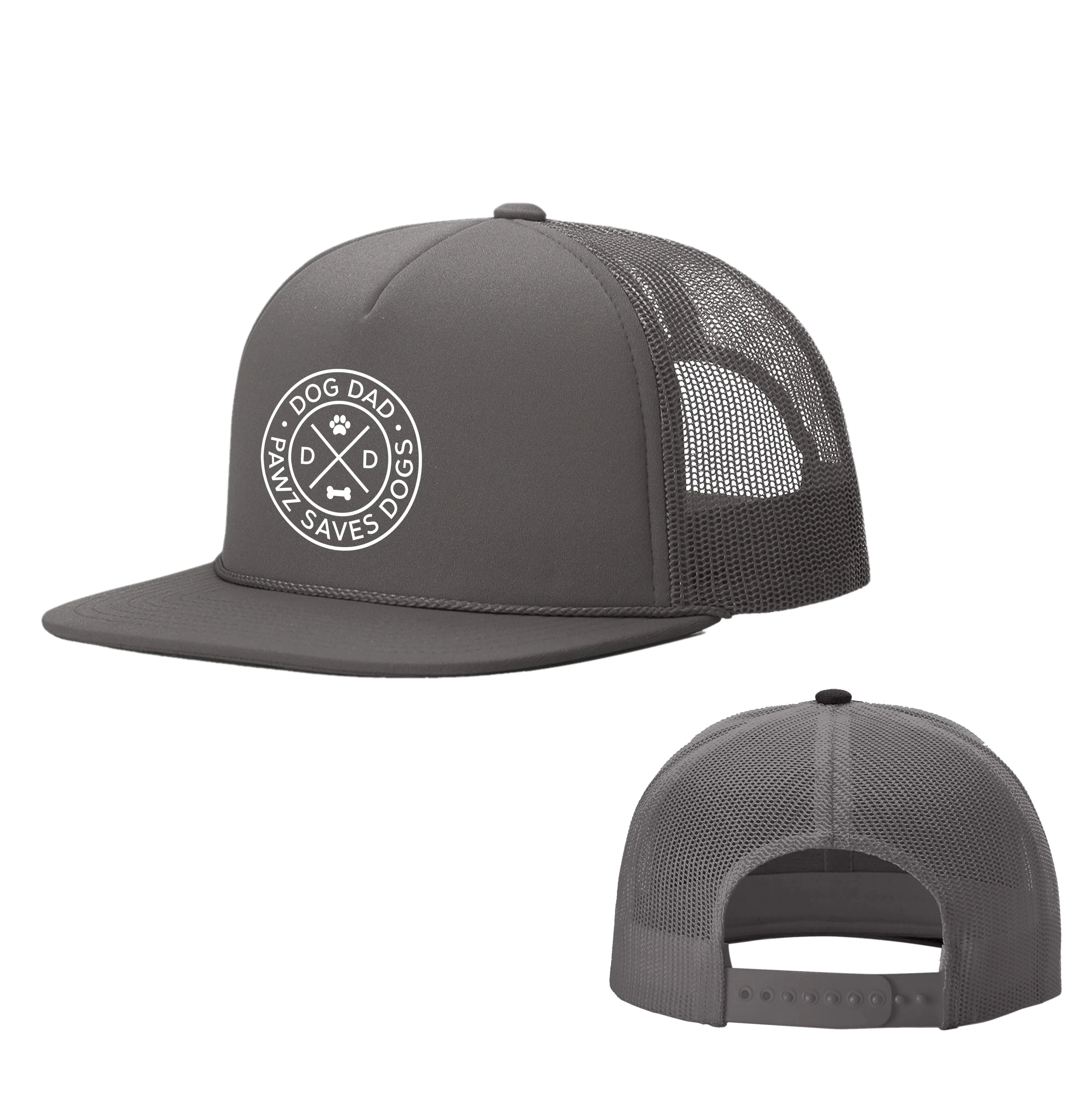 Hipster Dog Dad Foam Trucker Hats sold by PAWZ product image thumbnail 3