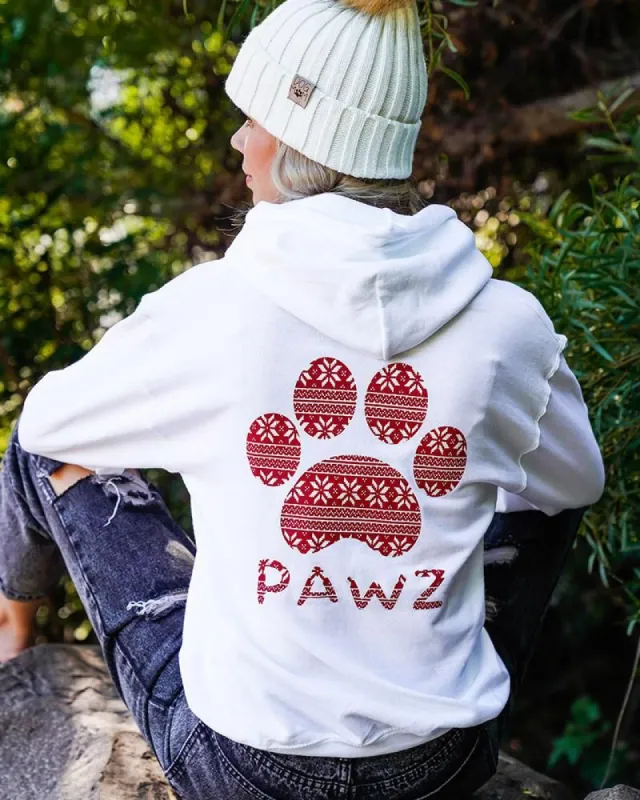 Knitted Star Back Print Hoodie sold by PAWZ