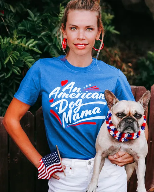 American Dog Mama Tee sold by PAWZ