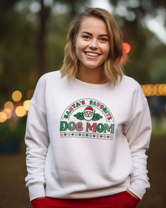 Santa's Favorite Dog Mom sold by PAWZ