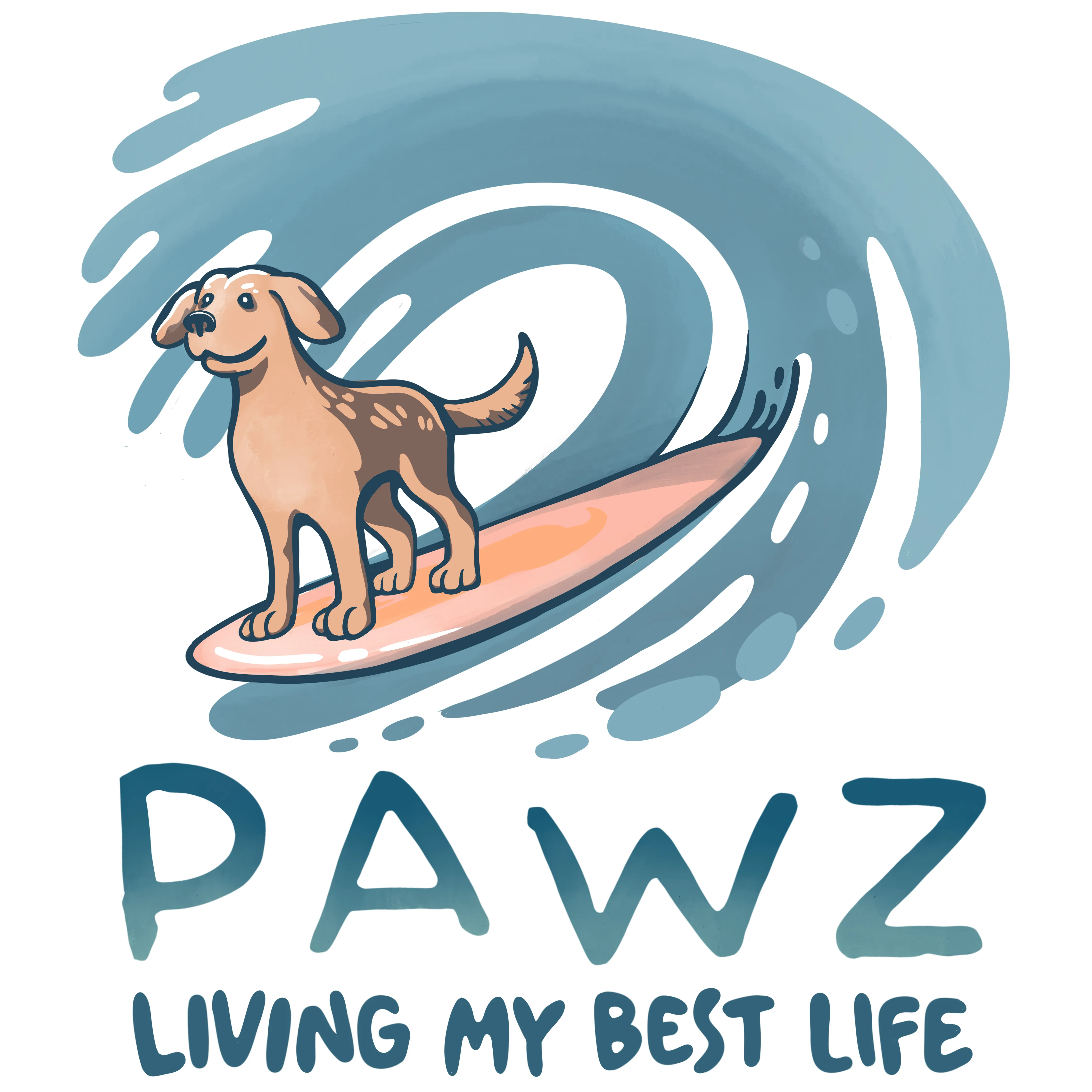 Best Life (Adult Short Sleeve T-Shirt) sold by PAWZ product image thumbnail 3