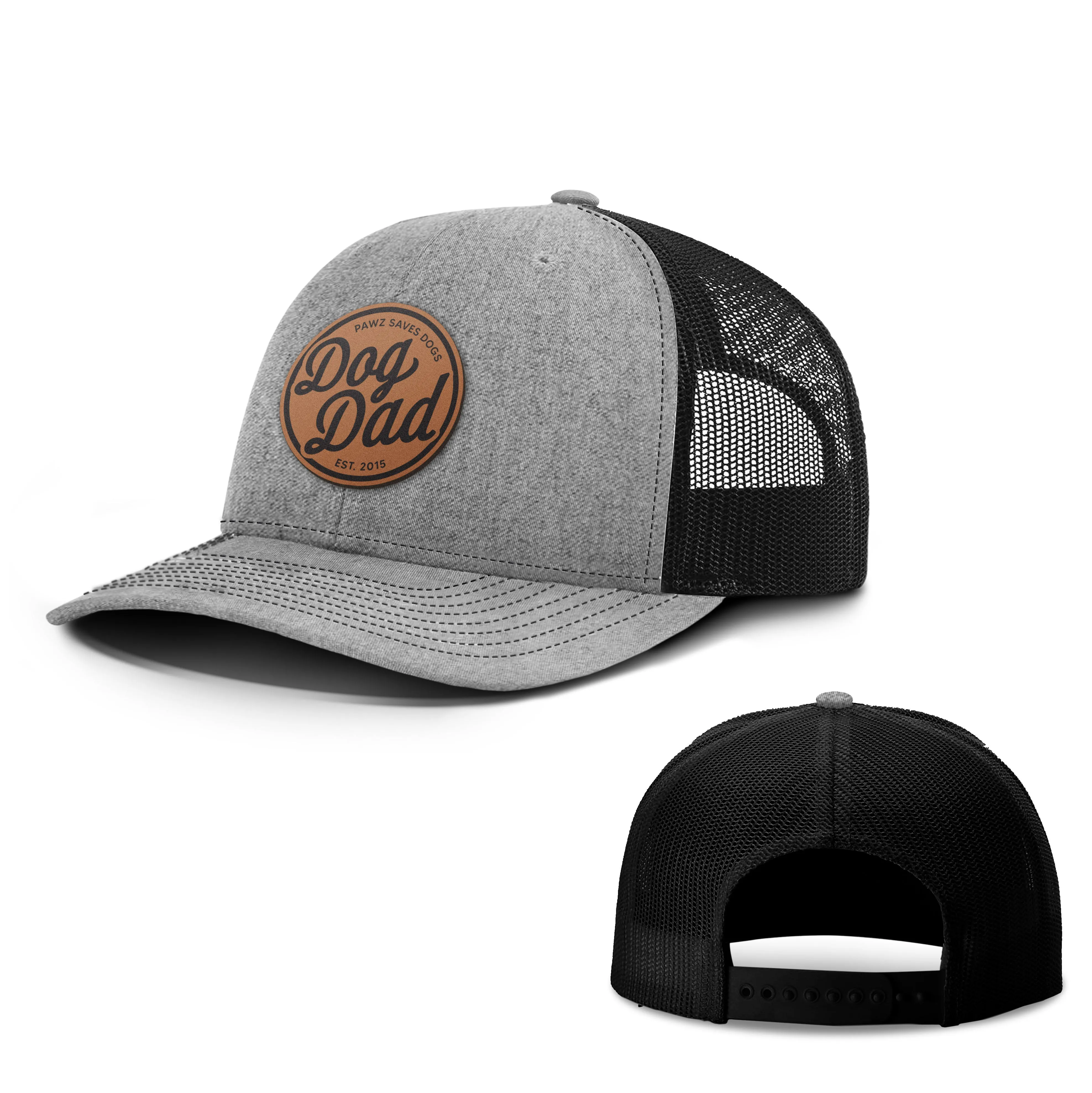 Dog Dad Stamp Suede Patch Hat sold by PAWZ product image thumbnail 3