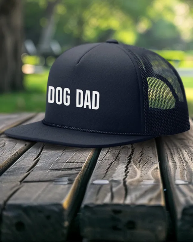 Dog Dad Foam Trucker Hats sold by PAWZ
