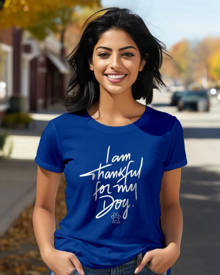 Thankful for My Dog Tee sold by PAWZ product image thumbnail 4