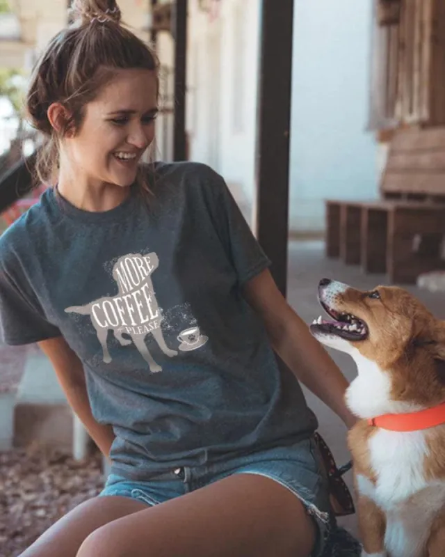 More Coffee Please Tee sold by PAWZ
