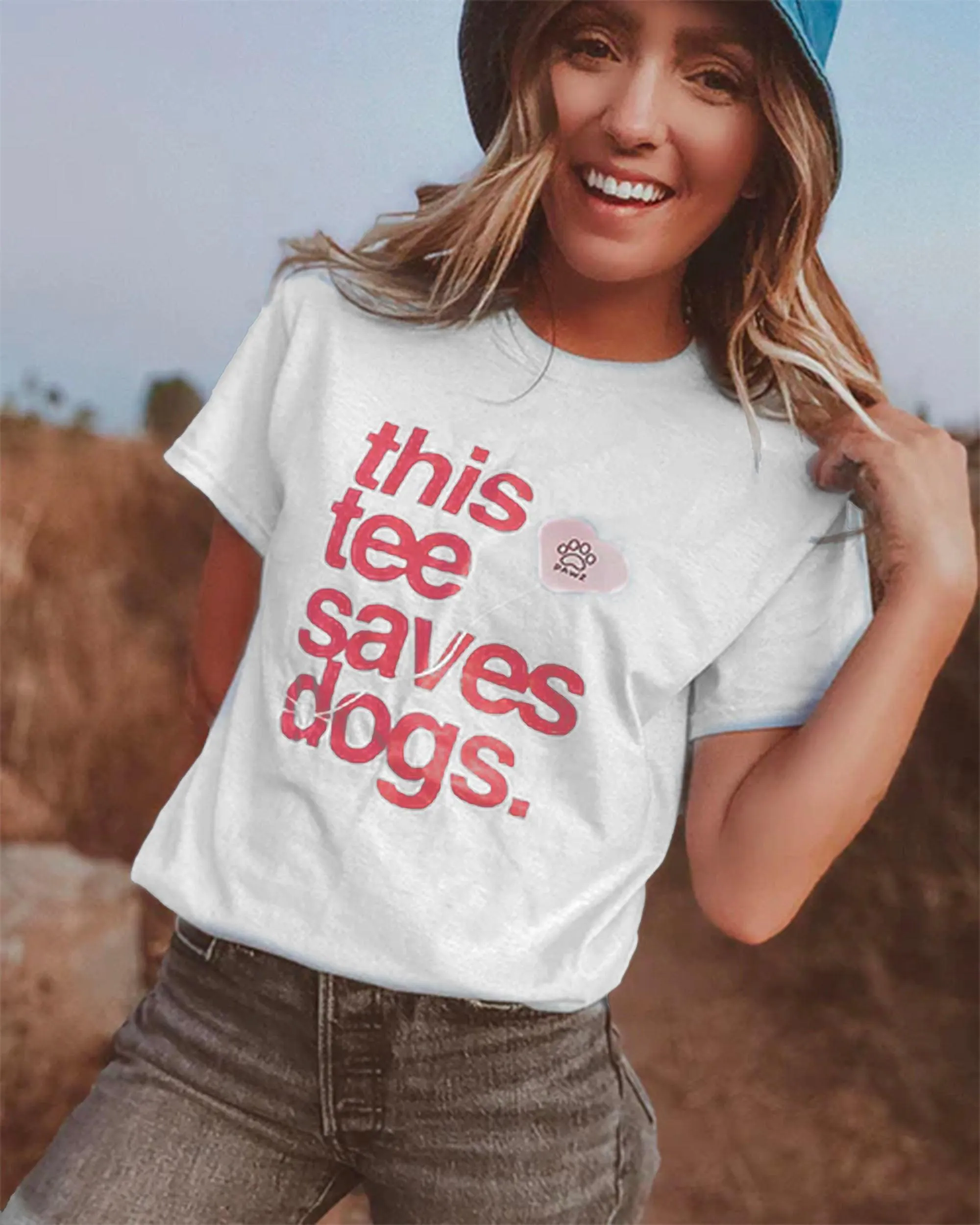 This Tee Saves Dogs Tee sold by PAWZ