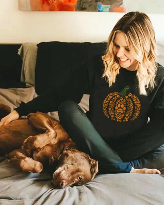 Pawz Pumpkin Long Sleeve T-Shirt sold by PAWZ