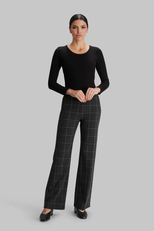 Graphite Windowpane Jules Pant - FINAL SALE sold by Peace of Cloth