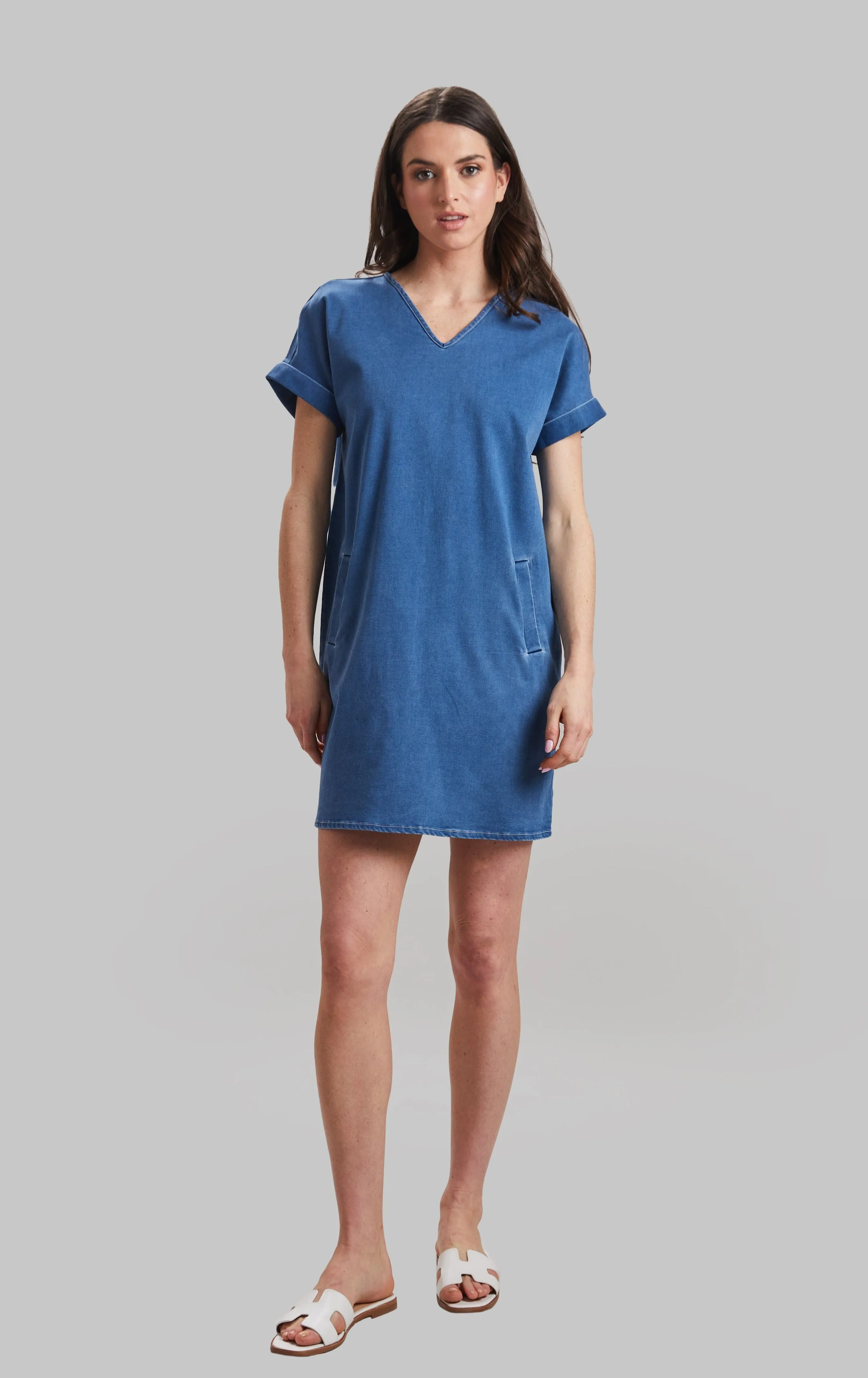 Knit Denim Lexie Dress sold by Peace of Cloth product image thumbnail 2