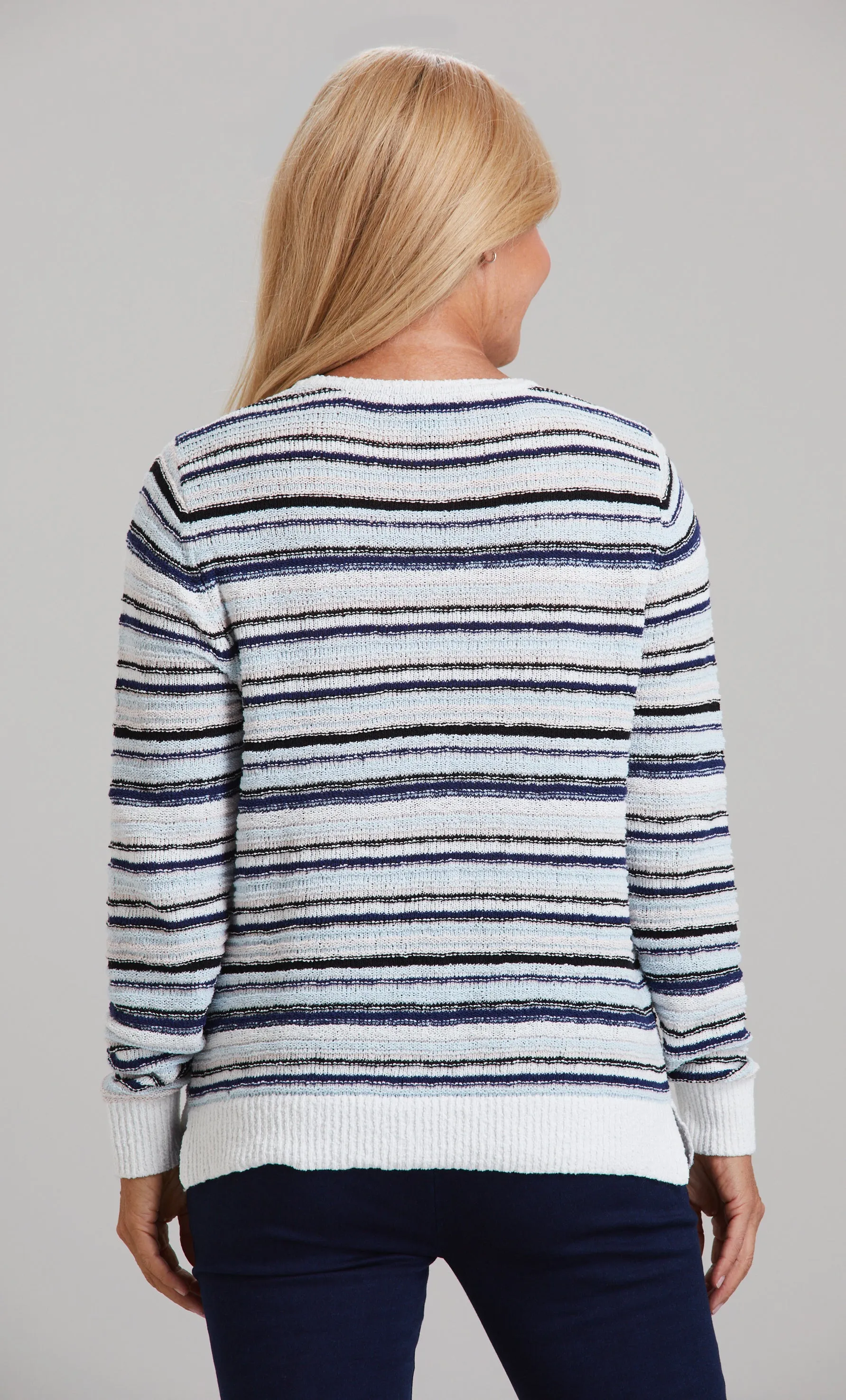 Striped Knit Crewneck sold by Peace of Cloth product image thumbnail 3