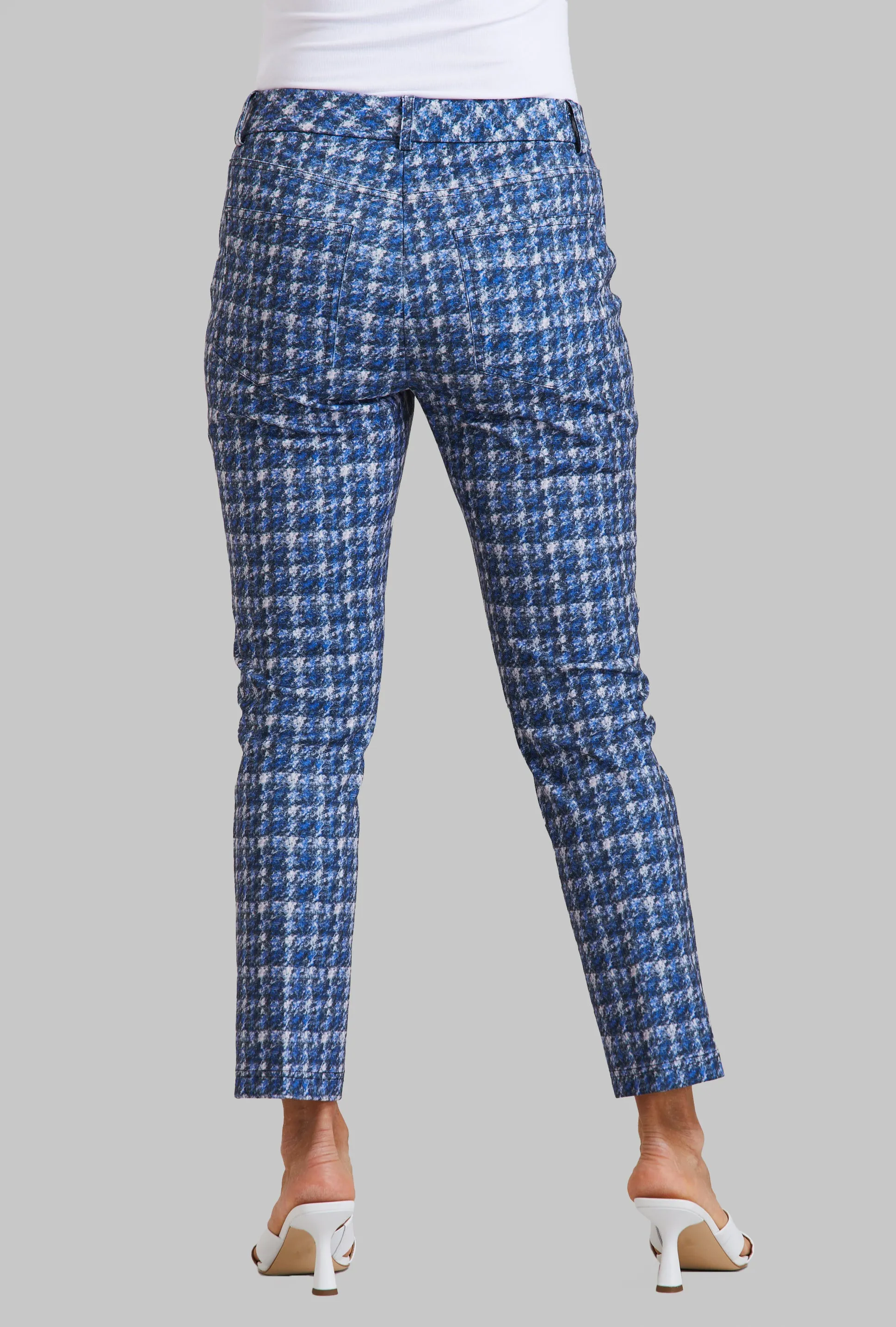 Royal Check Hayes Slim Crop Jean sold by Peace of Cloth product image thumbnail 4