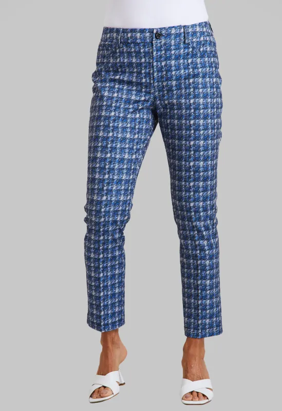 Royal Check Hayes Slim Crop Jean sold by Peace of Cloth