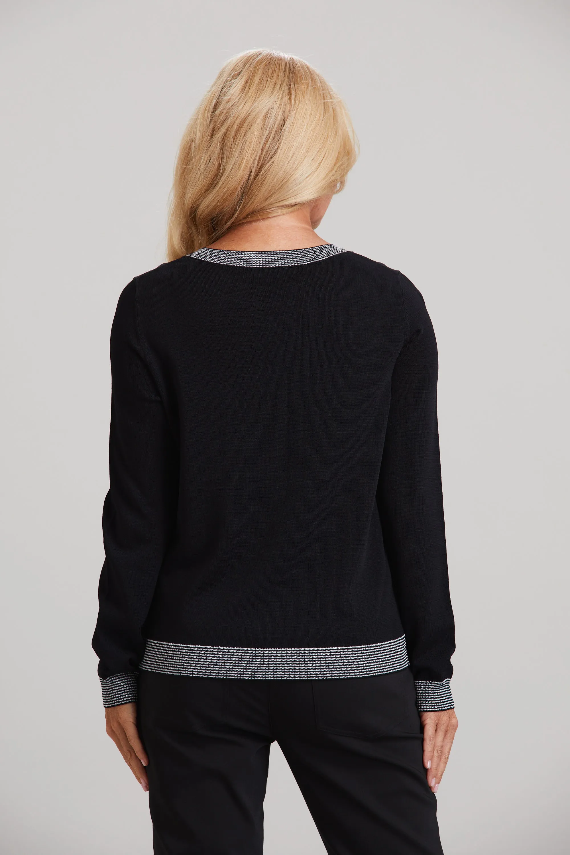 Lurex Colorblock Crewneck sold by Peace of Cloth product image thumbnail 4