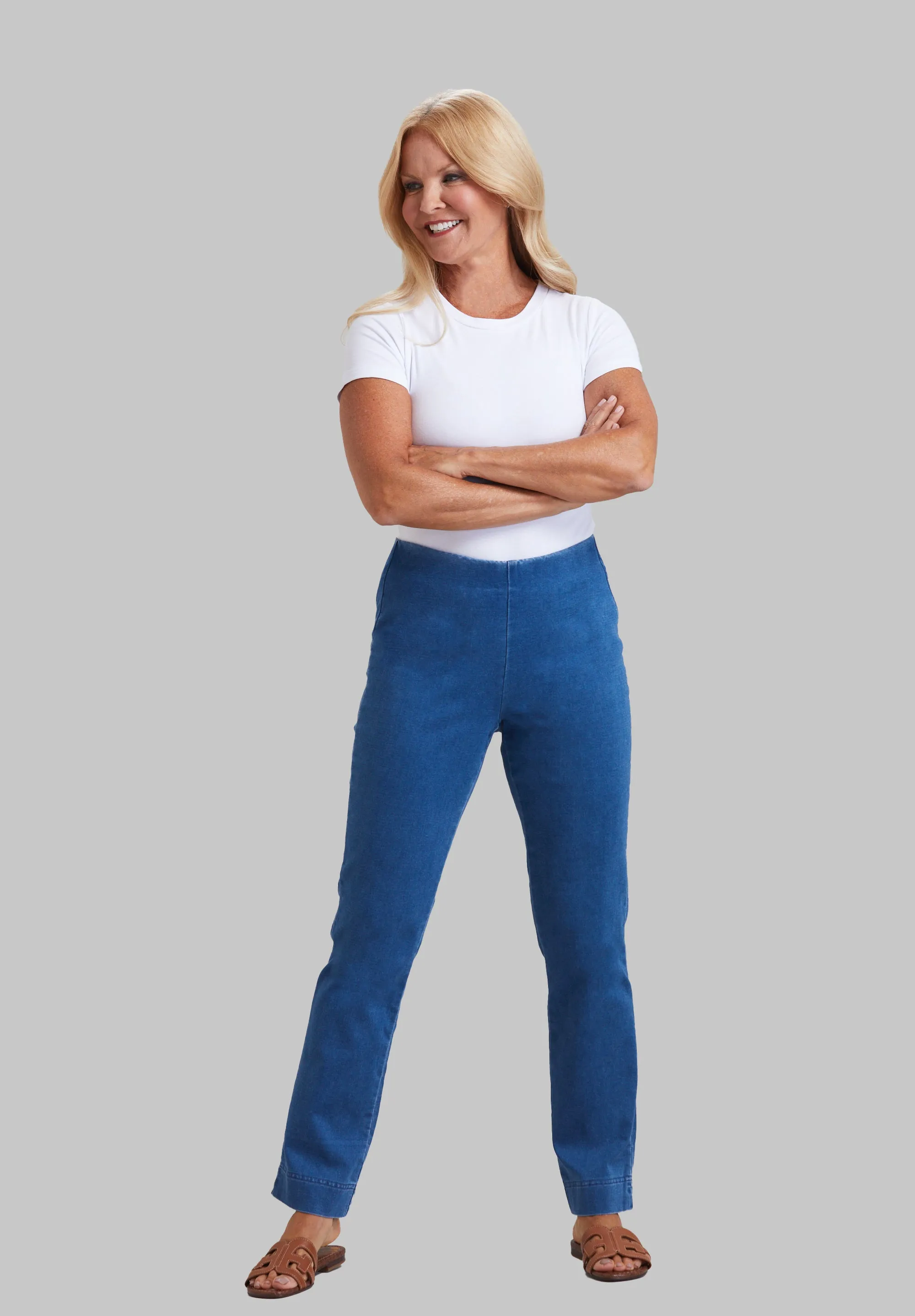 Knit Denim Annie Pant sold by Peace of Cloth product image thumbnail 4
