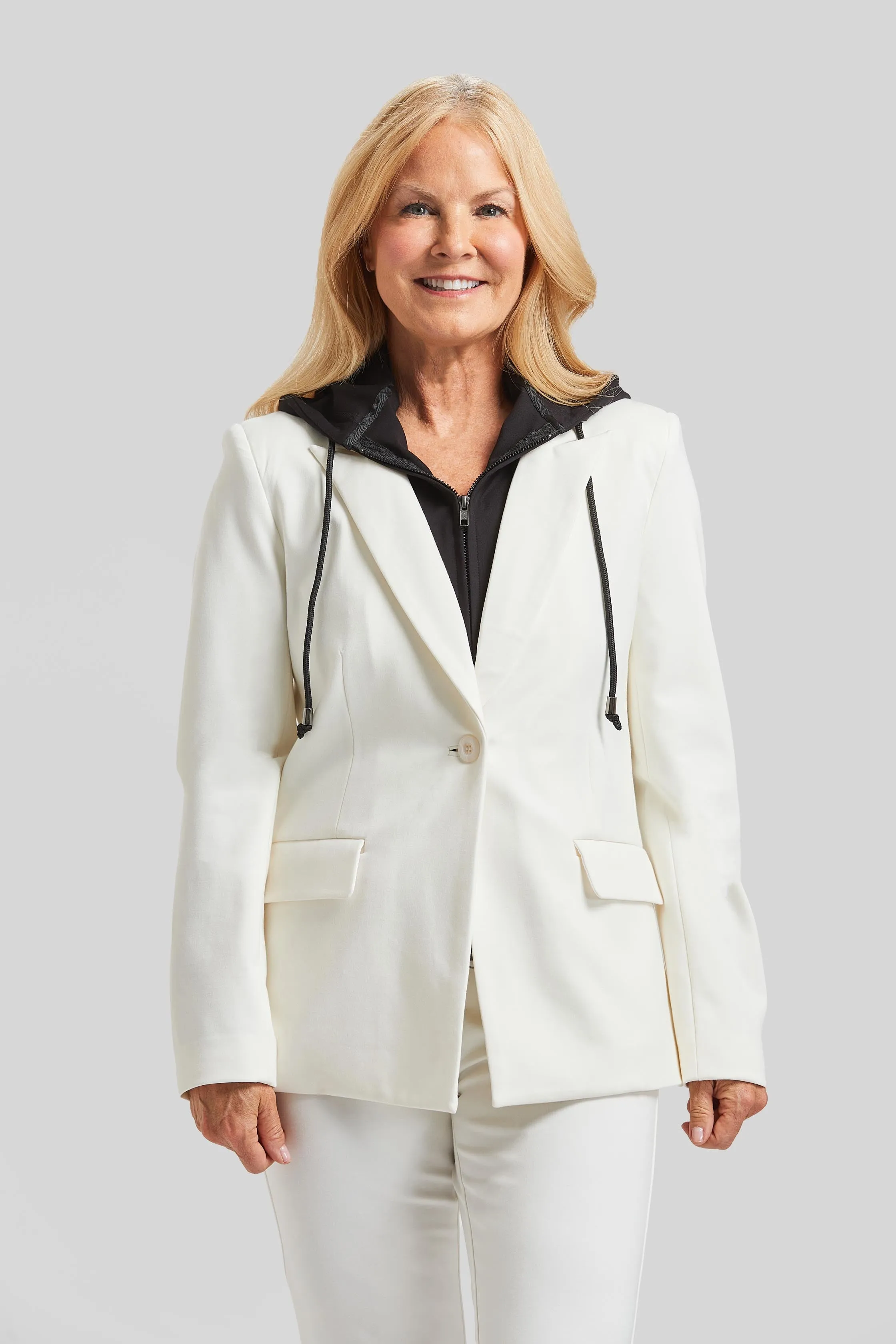 Ari Detachable Hood Jacket - Paramount Knit sold by Peace of Cloth product image thumbnail 2