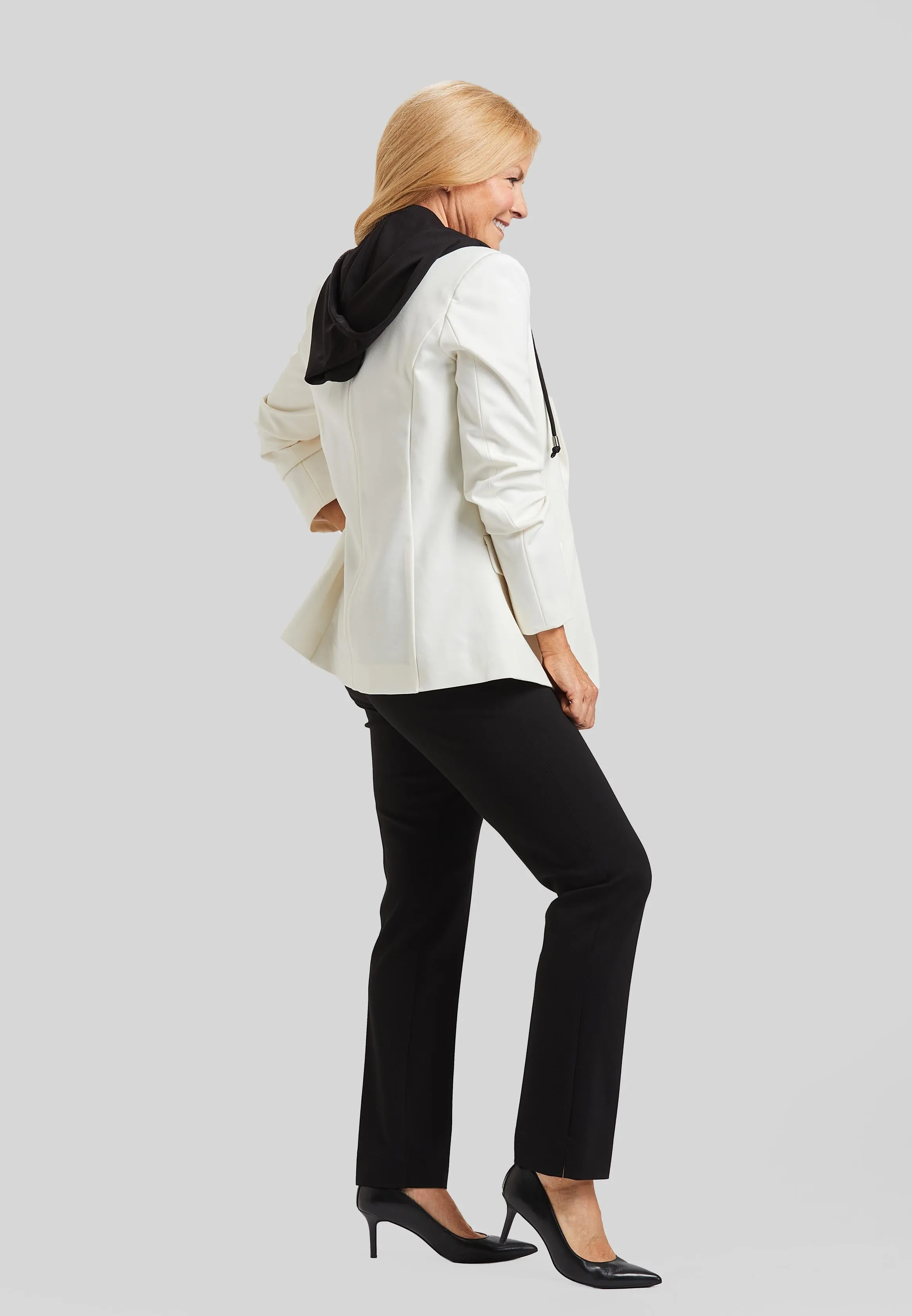 Ari Detachable Hood Jacket - Paramount Knit sold by Peace of Cloth product image thumbnail 3