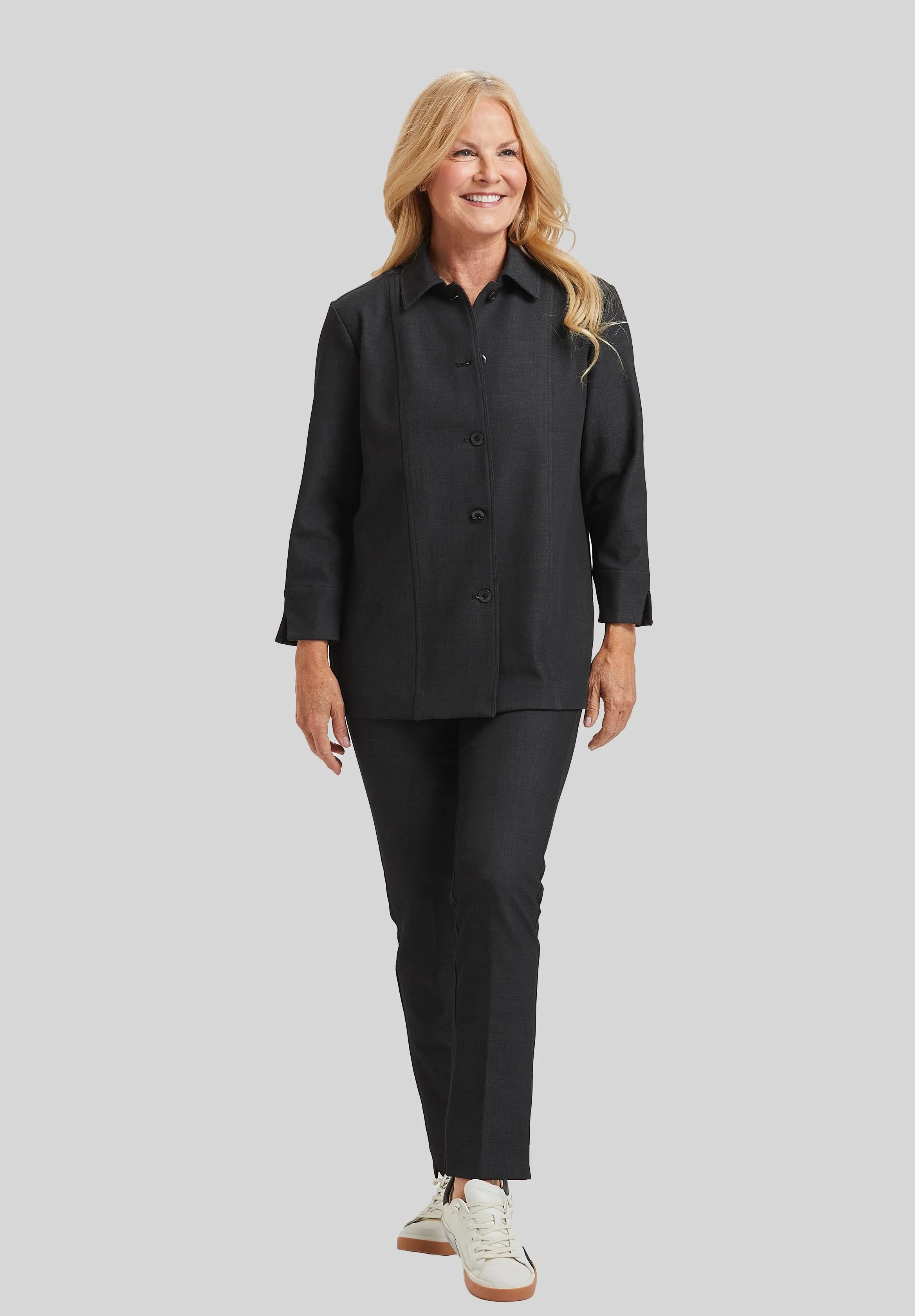 Kate Shirt Jacket- Iconic Twill-FINAL SALE sold by Peace of Cloth product image thumbnail 3
