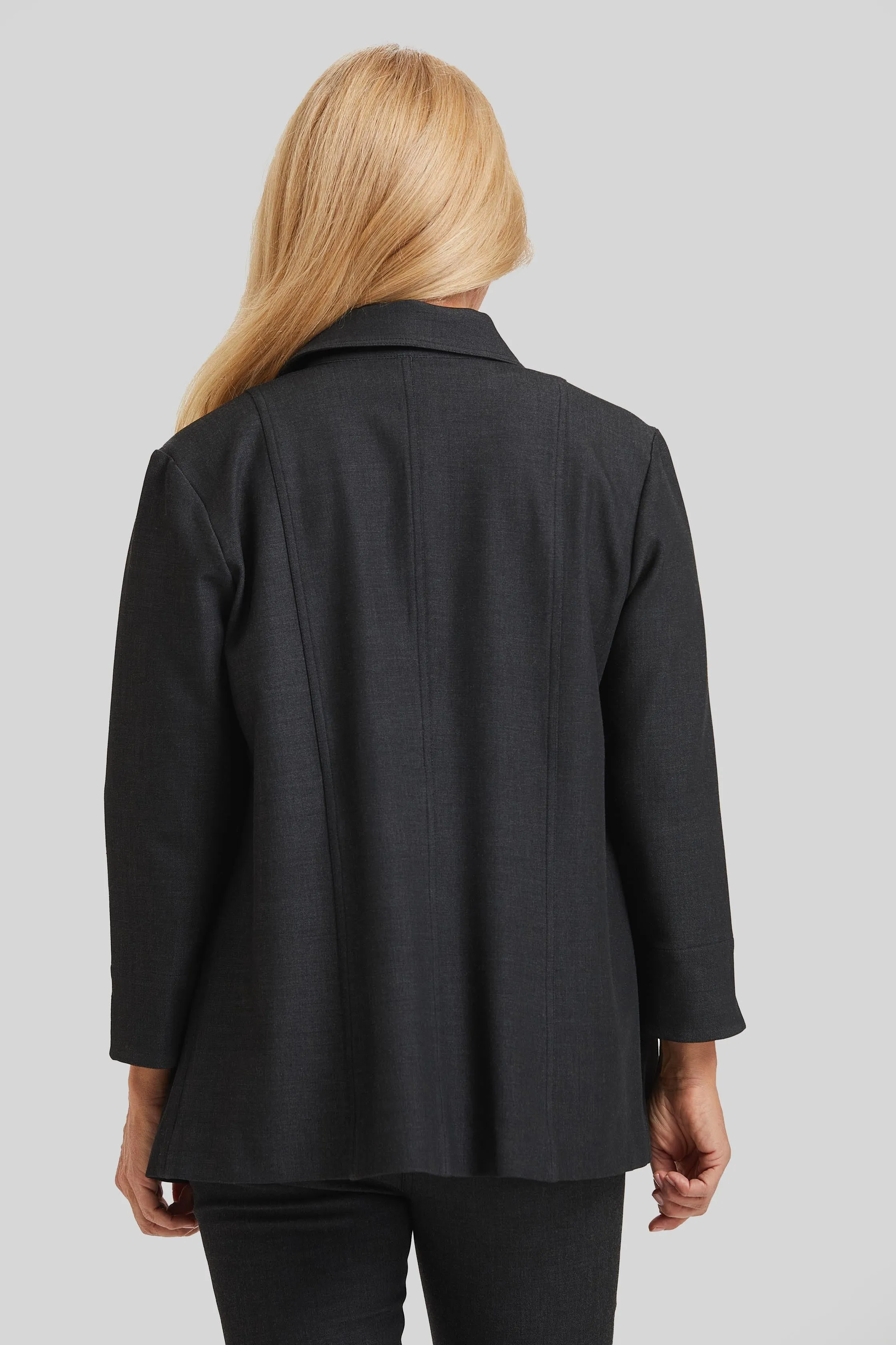 Kate Shirt Jacket- Iconic Twill-FINAL SALE sold by Peace of Cloth product image thumbnail 4
