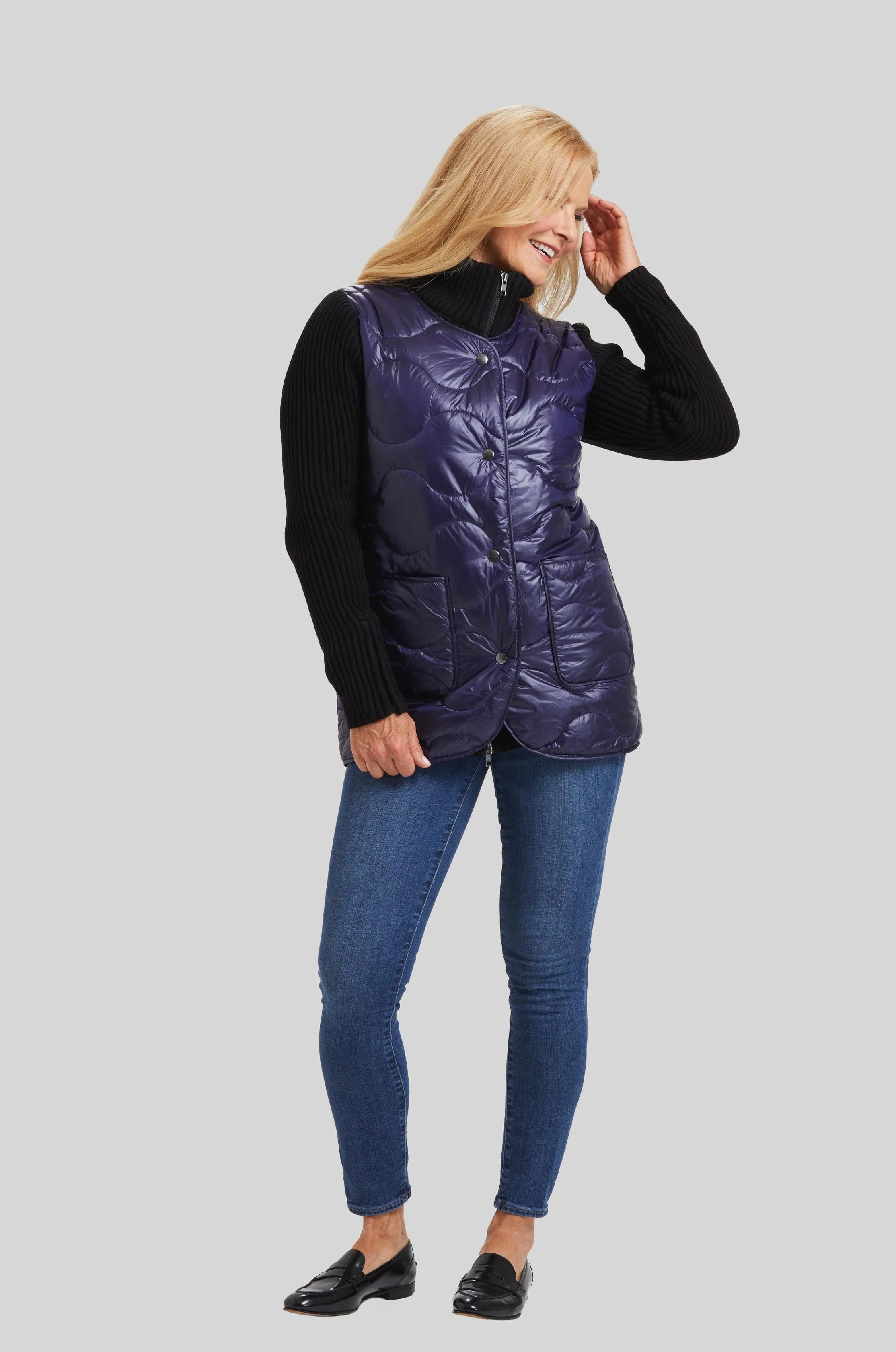 Quilted Go To's Quilted Knit Combo Jacket- FINAL SALE sold by Peace of Cloth product image thumbnail 4