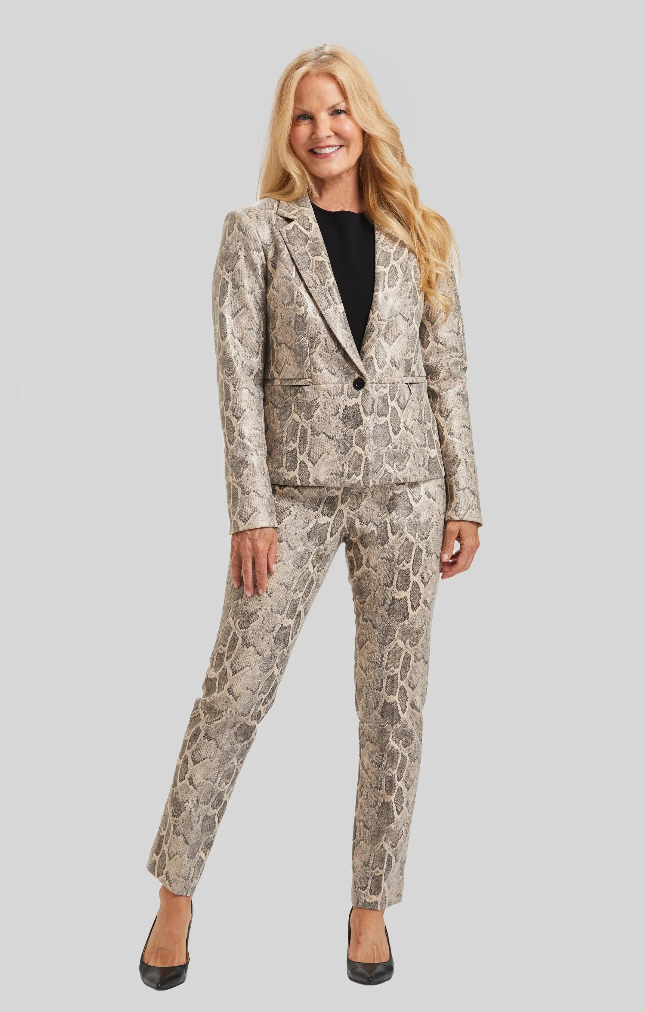 Faux Leather Python Annie Pull On Pant- FINAL SALE sold by Peace of Cloth product image thumbnail 2