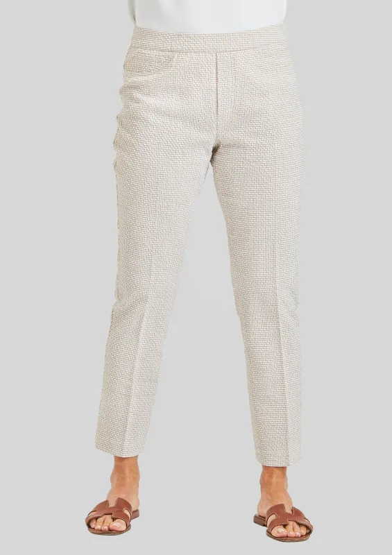 Joey Crop Jean - Nantucket Check sold by Peace of Cloth