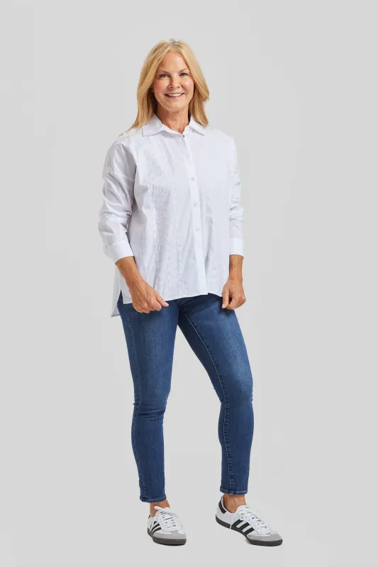 Aquarius Blouse- FINAL SALE sold by Peace of Cloth