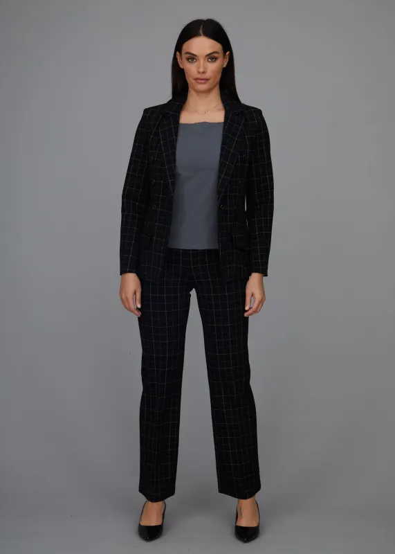 Steely 1 Button DB Jacket - Wall Street Plaid: FINAL SALE sold by Peace of Cloth