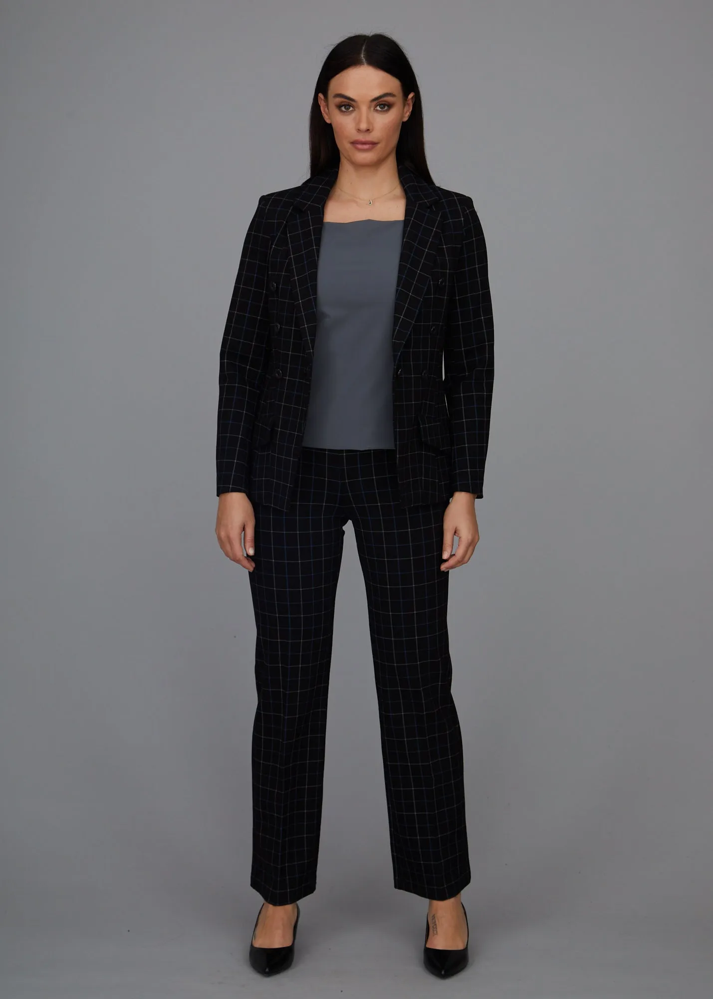 Steely 1 Button DB Jacket - Wall Street Plaid: FINAL SALE sold by Peace of Cloth