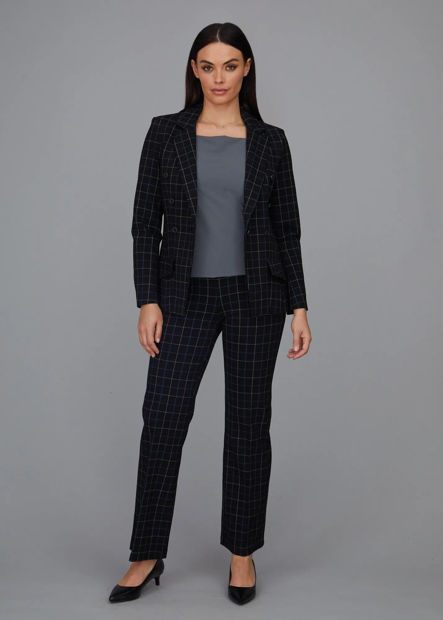 Steely 1 Button DB Jacket - Wall Street Plaid: FINAL SALE sold by Peace of Cloth product image thumbnail 4