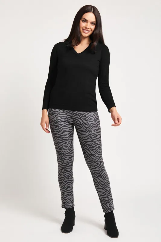 Sloane Pant - Zebra Suede: FINAL SALE sold by Peace of Cloth