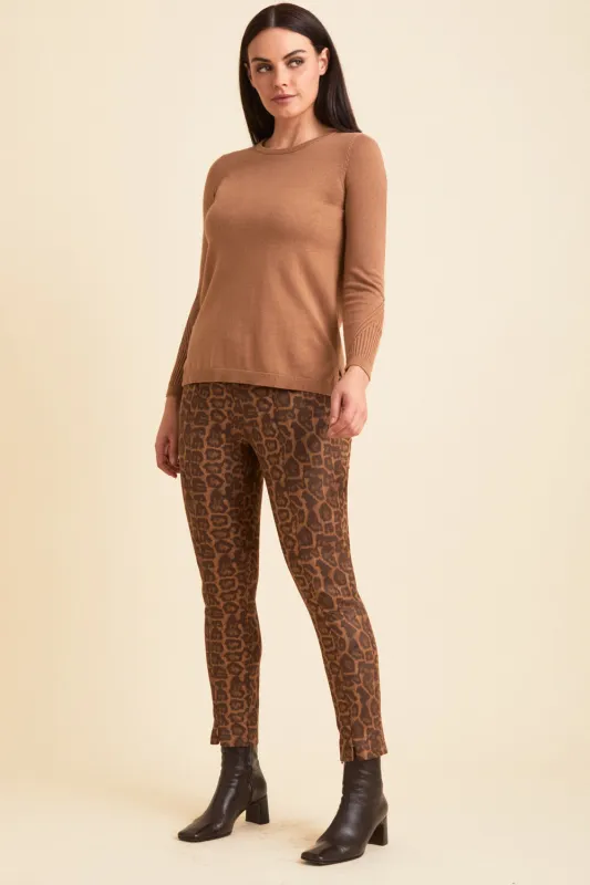 Sloane Pant - Cheetah Suede: FINAL SALE sold by Peace of Cloth