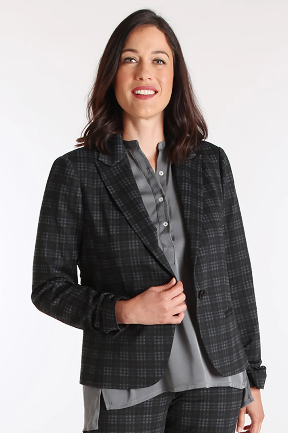 Brett Jacket - Print Knit: FINAL SALE sold by Peace of Cloth