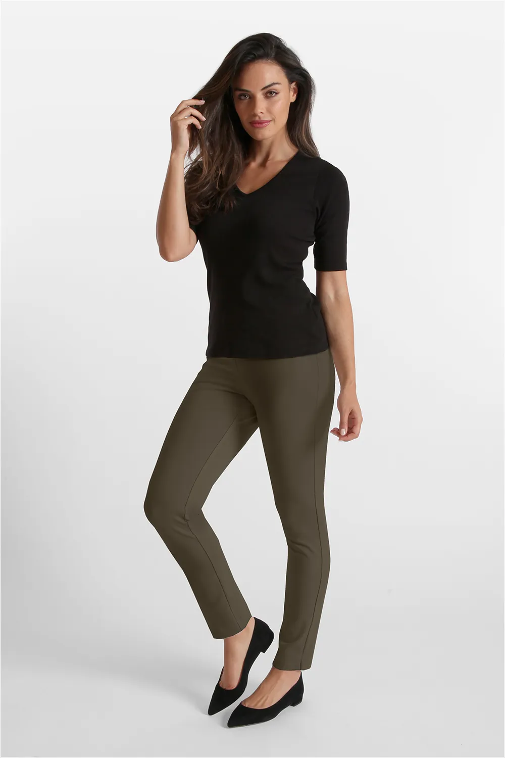 Jasmine Pant - Paramount Knit: Sale Colors: FINAL SALE COLORS sold by Peace of Cloth product image thumbnail 3