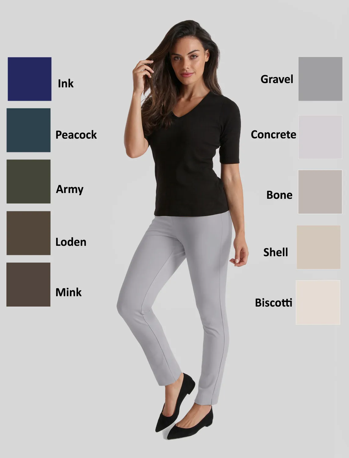 Jasmine Pant - Paramount Knit: Sale Colors: FINAL SALE COLORS sold by Peace of Cloth product image thumbnail 2