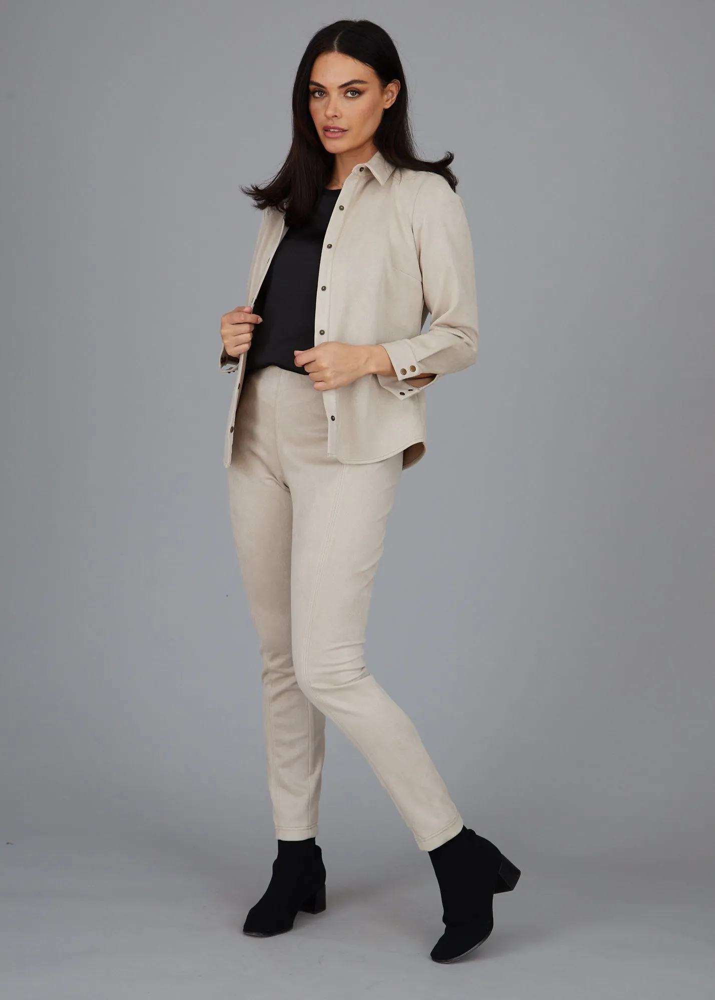 Chantal Legging - Faux Suede: FINAL SALE sold by Peace of Cloth product image thumbnail 2