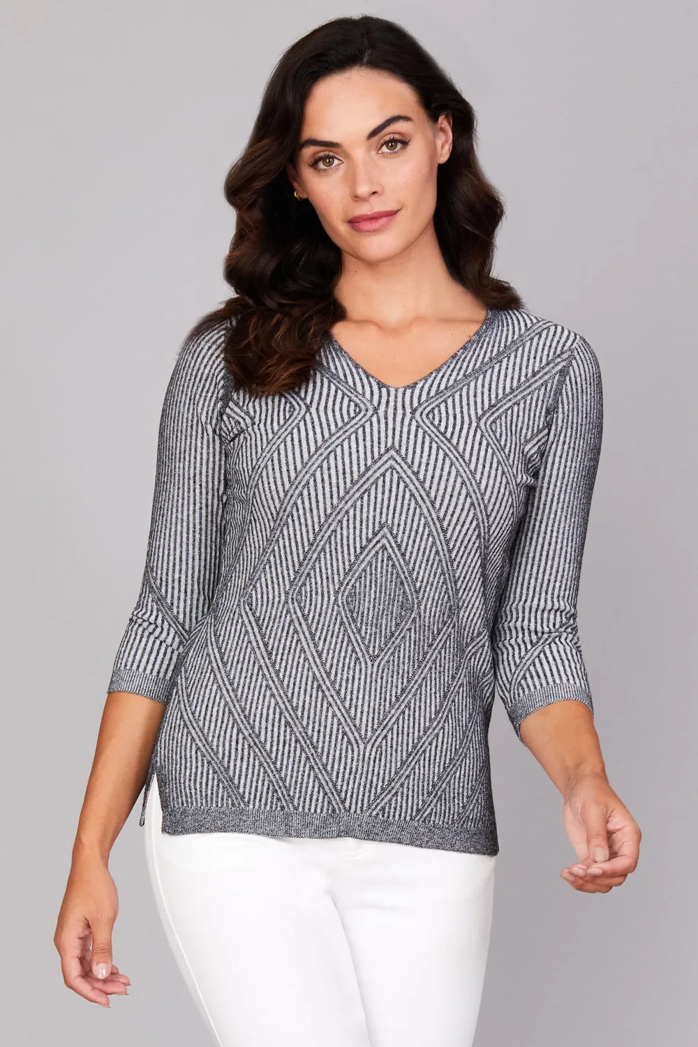 Diamond V Neck: FINAL SALE sold by Peace of Cloth