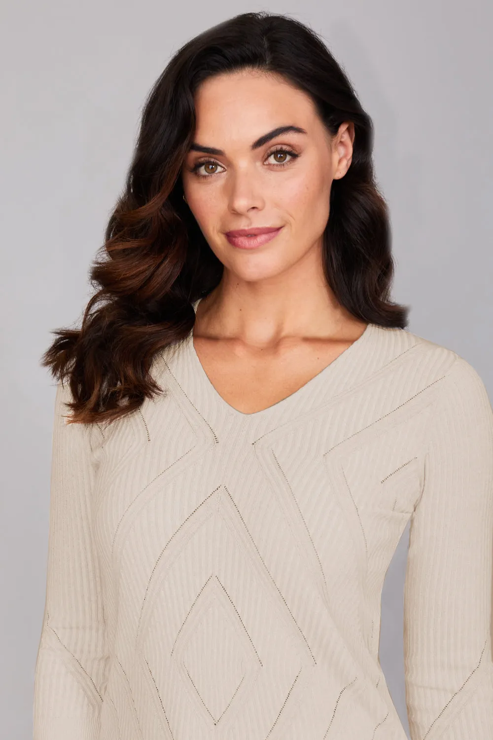 Diamond V Neck: FINAL SALE sold by Peace of Cloth product image thumbnail 4