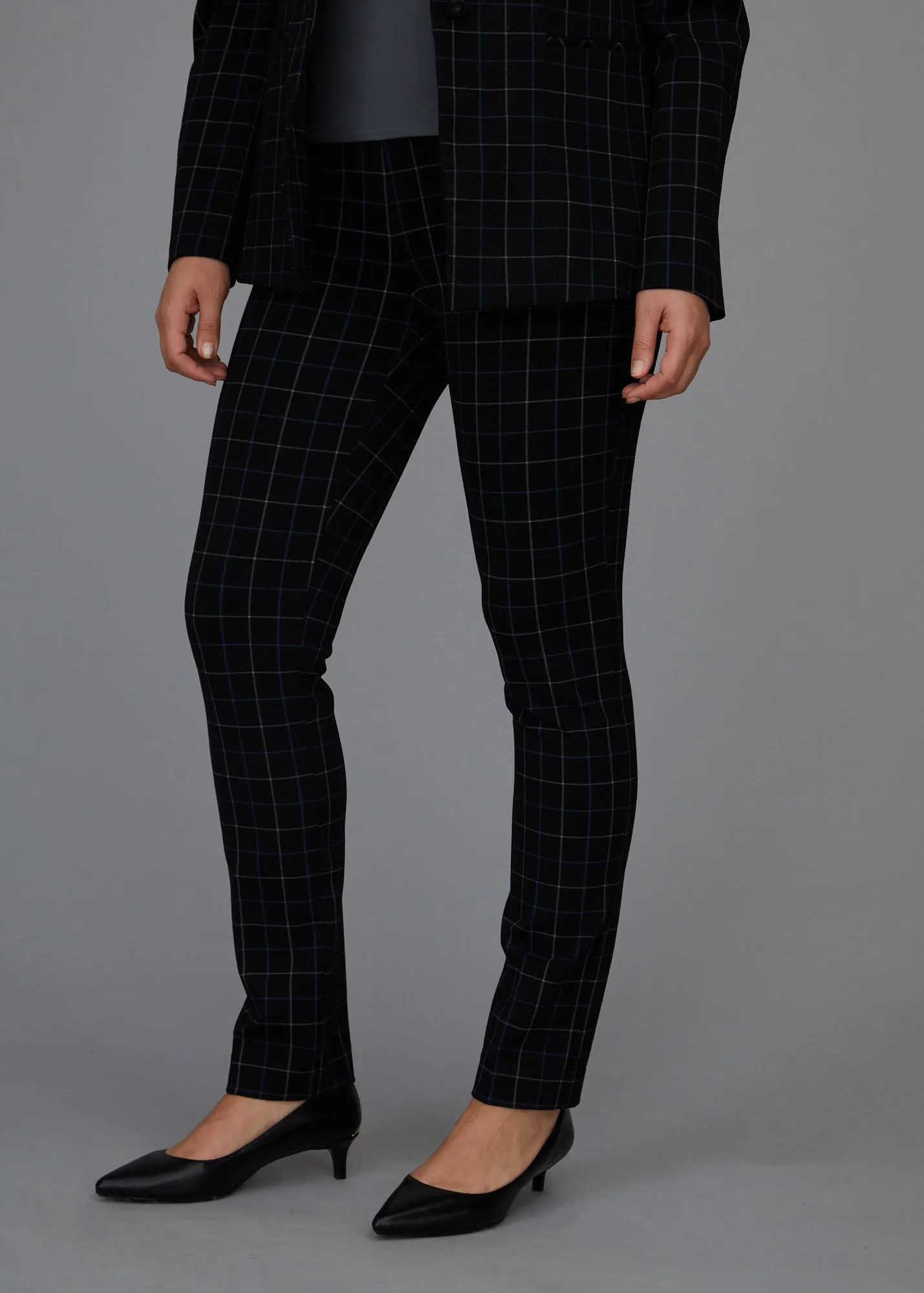 Jules Straight Leg Pant - Wall Street Plaid: FINAL SALE sold by Peace of Cloth product image thumbnail 3
