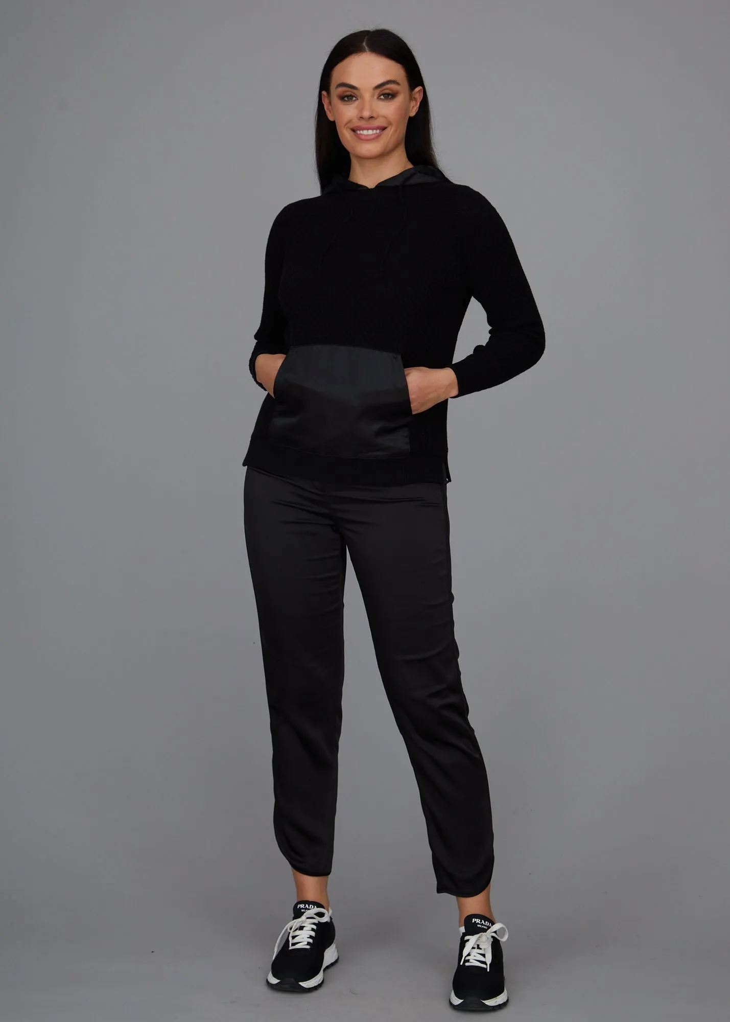 Hoody - Satin Trim: FINAL SALE sold by Peace of Cloth product image thumbnail 4