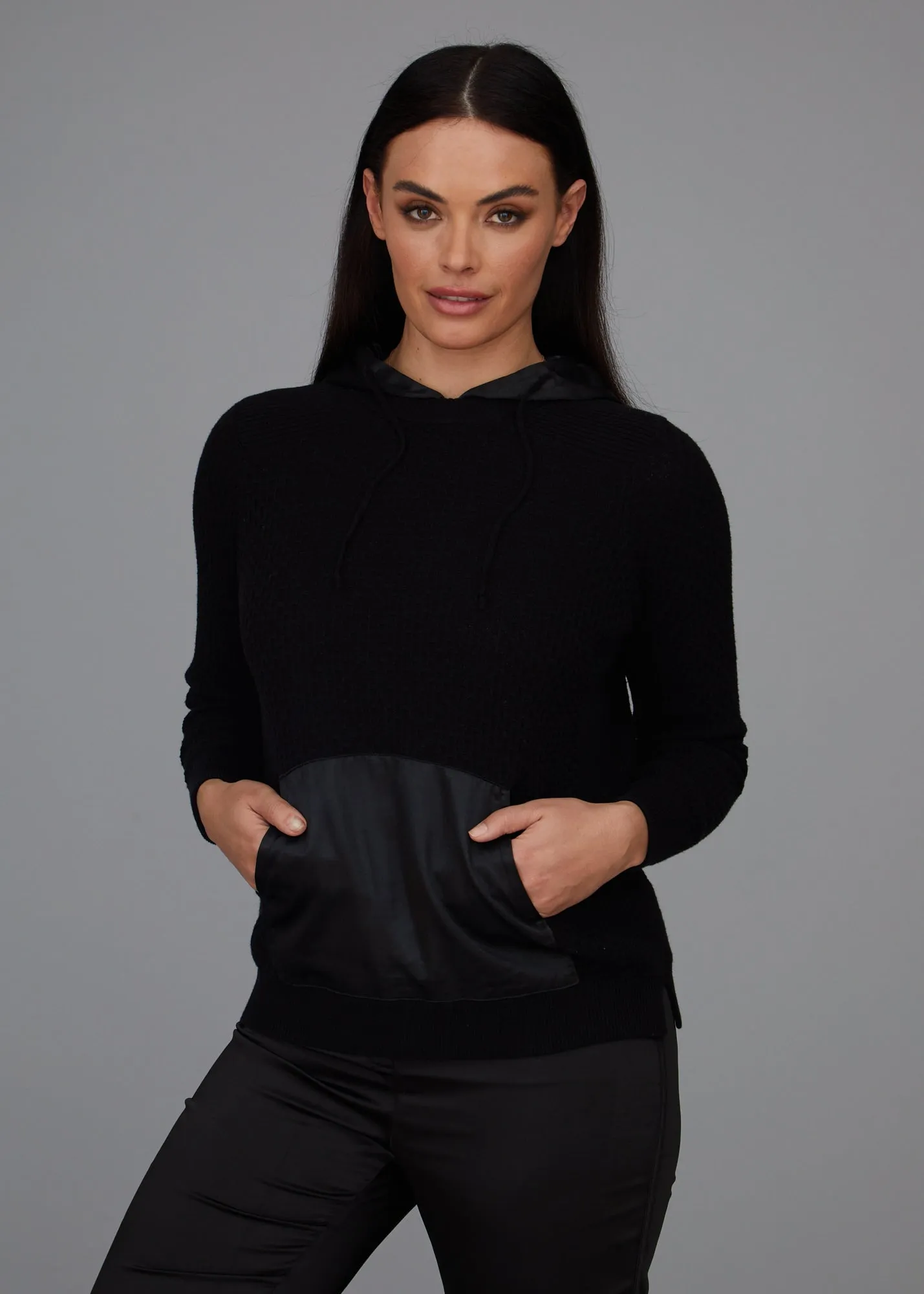 Hoody - Satin Trim: FINAL SALE sold by Peace of Cloth