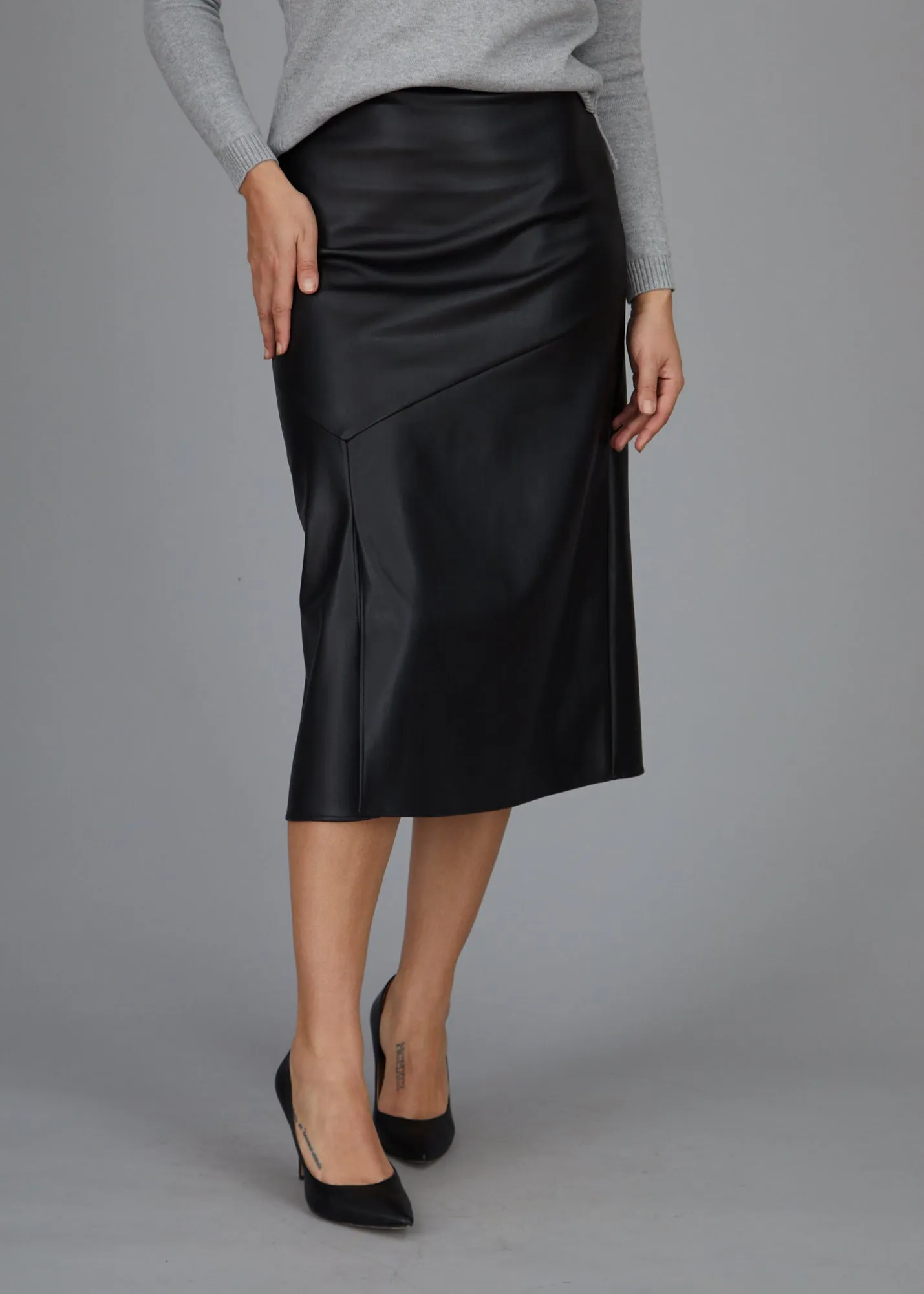 Gigi Long Skirt - Black: FINAL SALE sold by Peace of Cloth