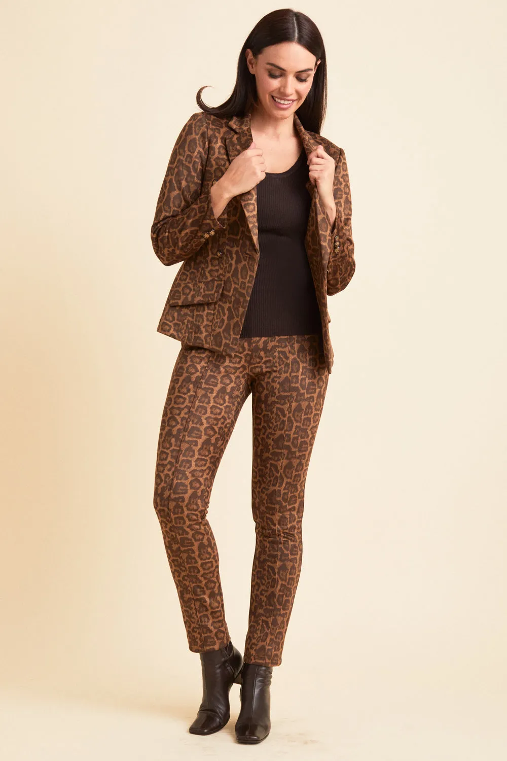 Colby Legging - Cheetah Suede: FINAL SALE sold by Peace of Cloth
