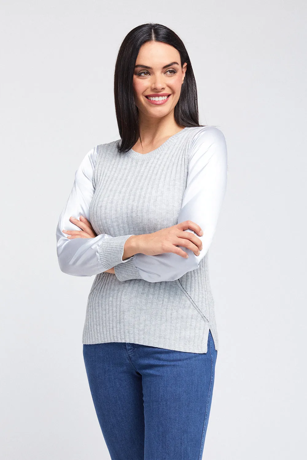 Vest Illusion w/ Combo Sleeve - Shine & Sparkle: FINAL SALE sold by Peace of Cloth product image thumbnail 3